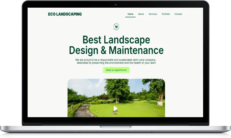 Landscaping Website Portfolio